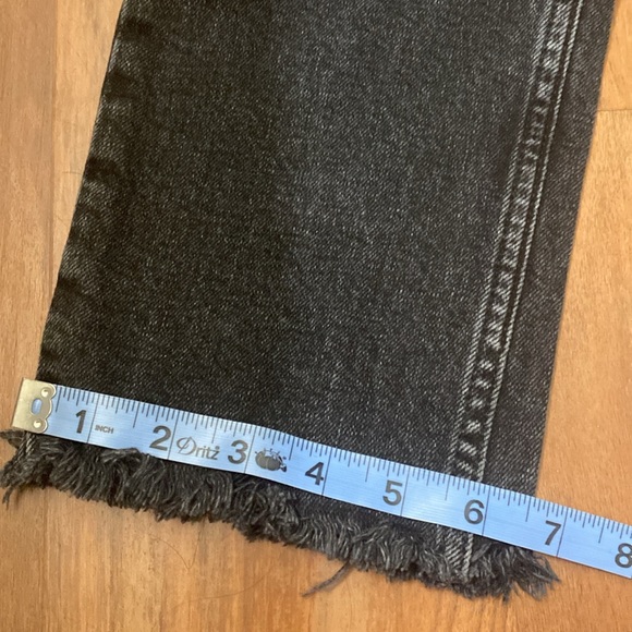 •Zara•High Waist Raw Hem Denim - Picture 12 of 12